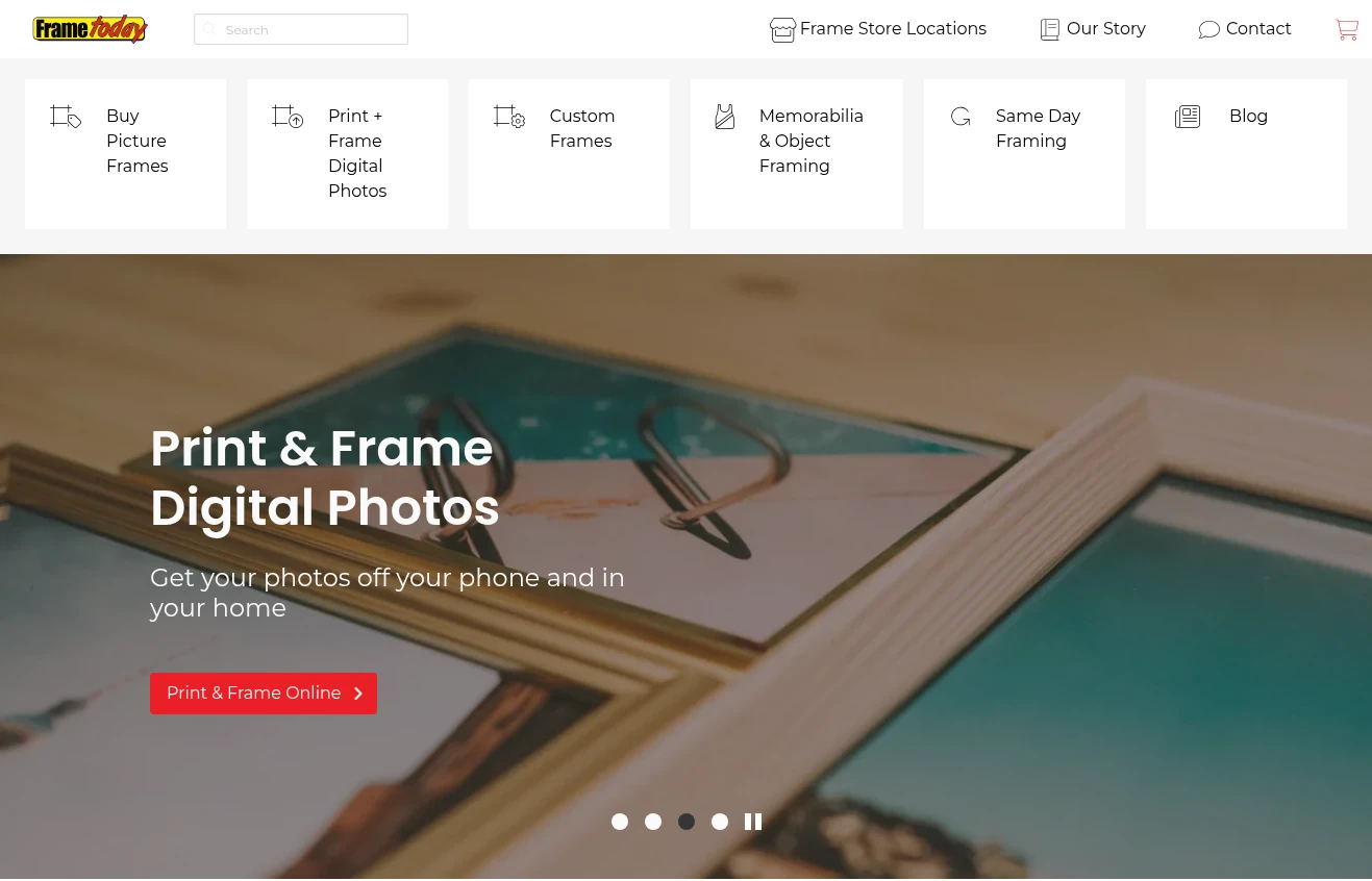 Frame Path On Website Case study - Frame Today - Intellis